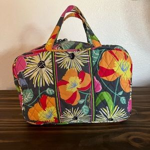 Vera Bradley Jazzy Blooms Grand Cosmetic Bag